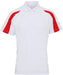 jc043 Arctic White/Fire Red front
