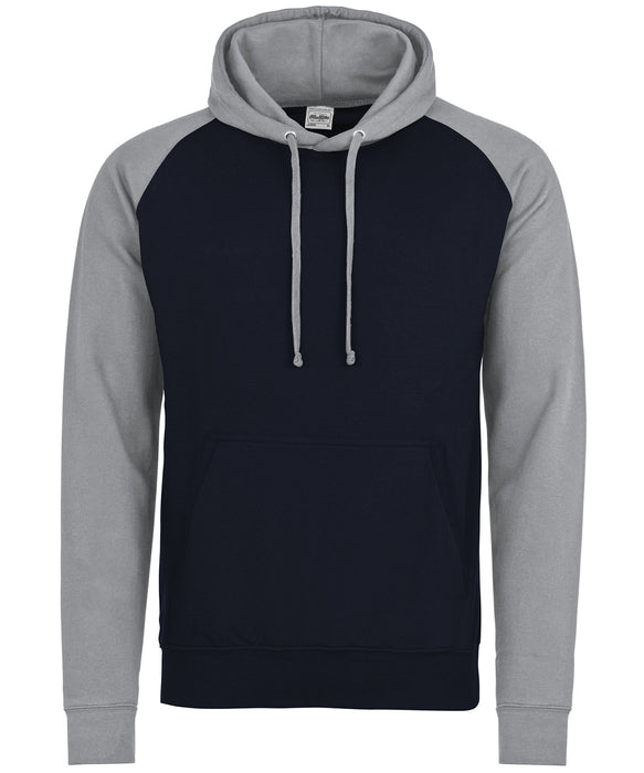 jh009 Oxford Navy/Heather Grey front