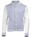 jh043 Heather Grey/White front