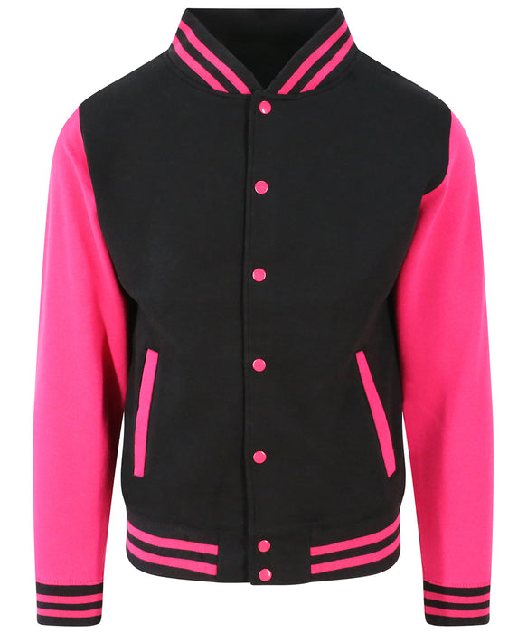 jh043 Jet Black/Hot Pink front