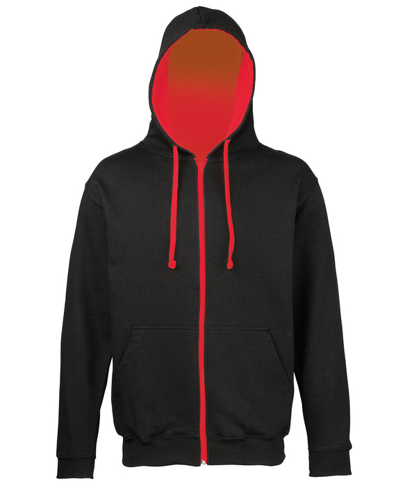 jh053 Jet Black/Fire Red front