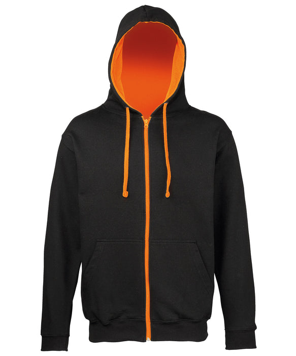 jh053 Jet Black/Orange Crush front