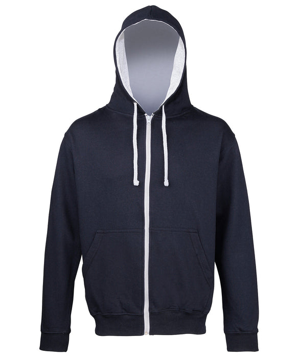 jh053 New French Navy/Heather Grey front