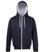 jh053 New French Navy/Heather Grey front
