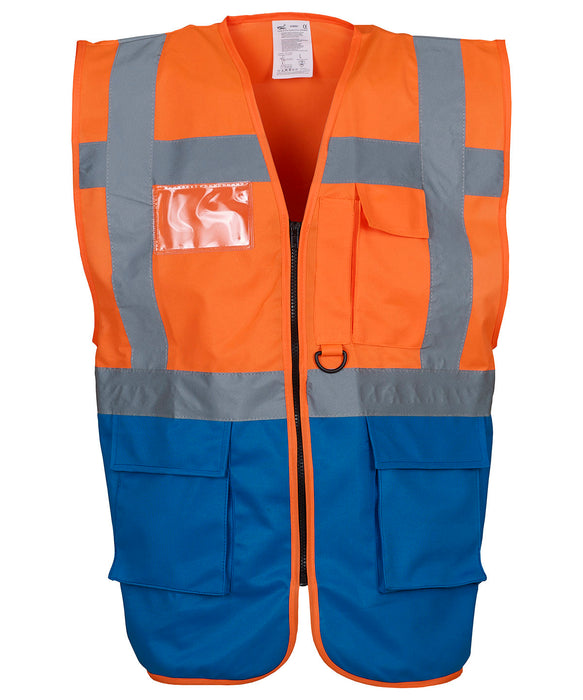 yk002 Orange/Royal Blue front