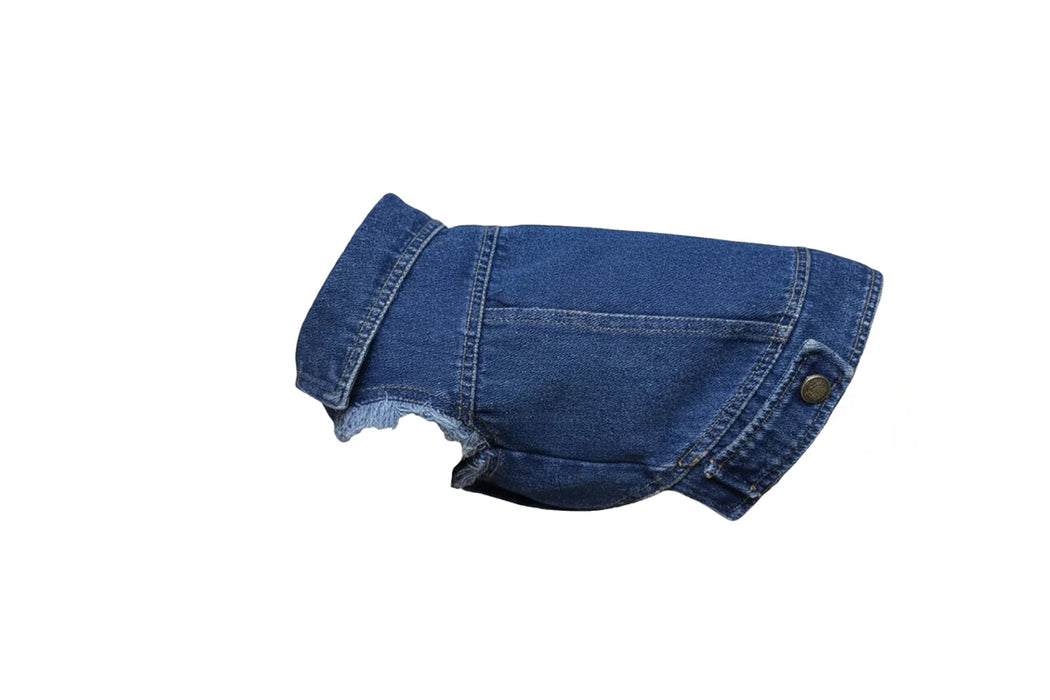 Dog’s denim jacket