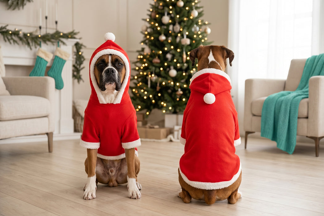 Dog’s Santa hoodie