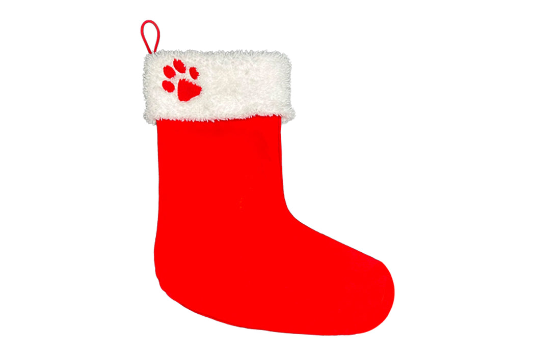 Dog’s Christmas stocking – bootie shape