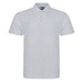 Pro polo Heather Grey front