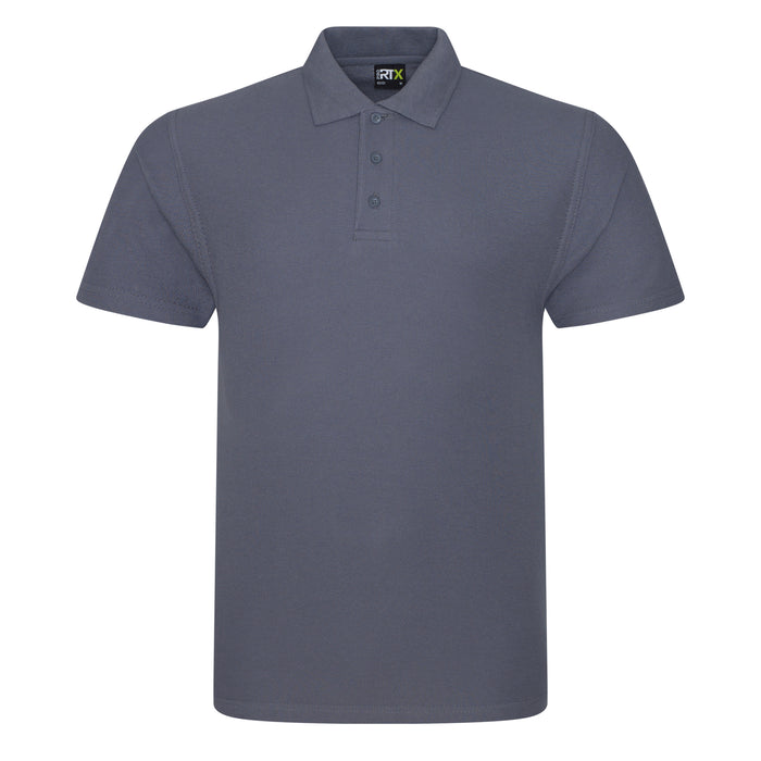 Pro polo Solid Grey front