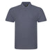Pro polo Solid Grey front