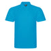 Pro polo Turquoise front