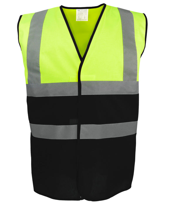 yk107 Hi-Vis Yellow/Black front