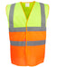 yk107 Hi-Vis Yellow/Orange front