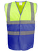 yk107 Hi-Vis Yellow/Royal Blue front